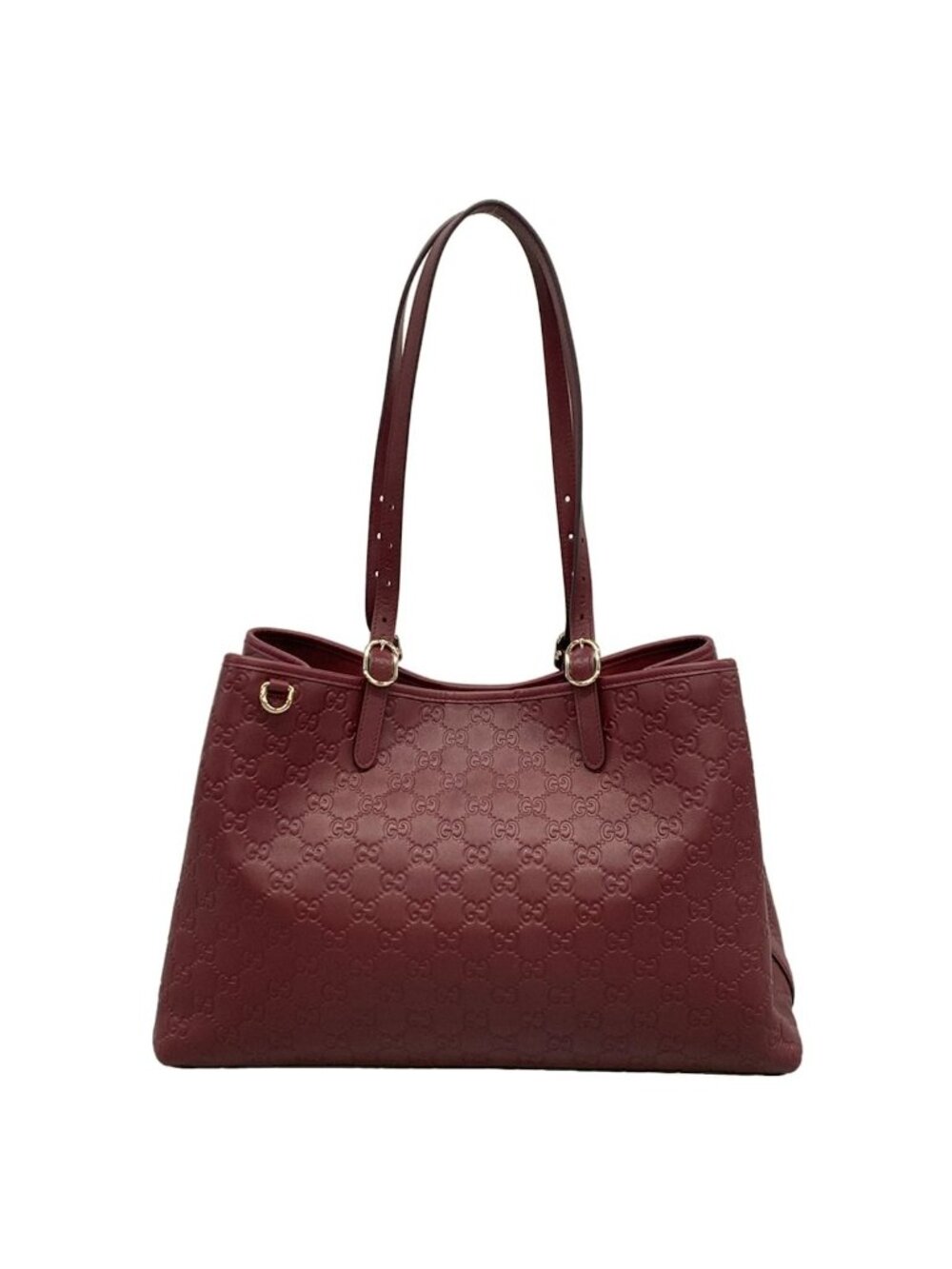Gucci Tote Bag Guccissima Line Bordeaux Leather